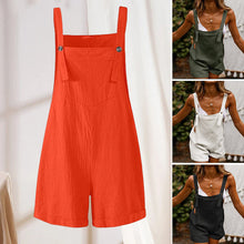 Load image into Gallery viewer, Button Casual Bib Pants