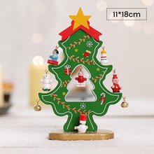 Load image into Gallery viewer, DIY Wooden Mini Christmas Tree Set