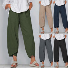 Load image into Gallery viewer, Cotton and Linen Casual Pants