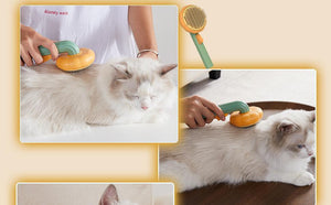 💖 Pumpkin Pet Combing Brush