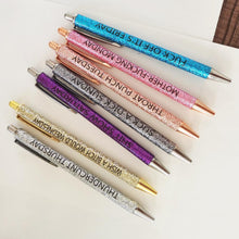 Load image into Gallery viewer, Swear Word Daily Pen Set(7cs* Funny black ink Pens )