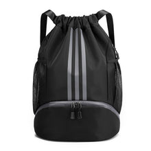 Load image into Gallery viewer, Large Nylon Drawstring Pocket Backpack