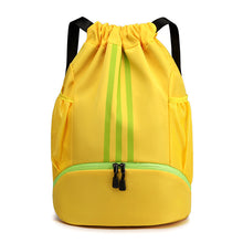 Load image into Gallery viewer, Large Nylon Drawstring Pocket Backpack