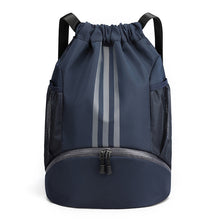 Load image into Gallery viewer, Large Nylon Drawstring Pocket Backpack