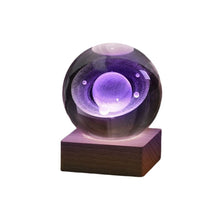 Load image into Gallery viewer, 3D Galaxy Crystal Ball Nightlight Decorlamp