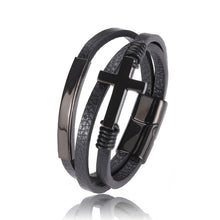 Load image into Gallery viewer, Multilayer Cross Bracelet