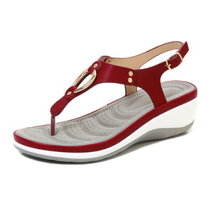 Summer Beach Solid Color Flip Flops For Women