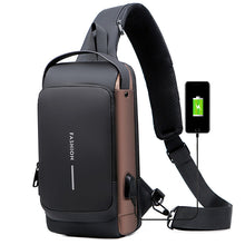 Load image into Gallery viewer, USB Charging Sport Sling Anti-theft Shoulder Bag