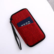Load image into Gallery viewer, Multi Pockets Family Travel Document Bag