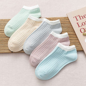 Fresh Stripe Socks(5 PAIRS)