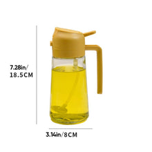 Load image into Gallery viewer, 2-in-1 Glass Oil Sprayer and Dispenser