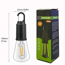 Load image into Gallery viewer, 💡 New Outdoor Camping Hanging Type-C Charging Retro Bulb Light💡